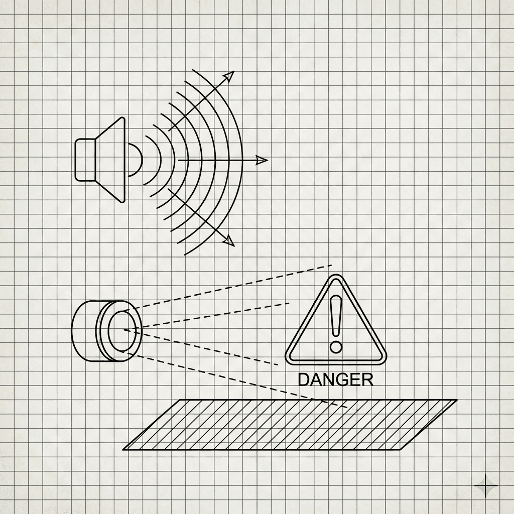 AI 스마트 인체모션 센싱의 다중경고 시스템(시각/청각)